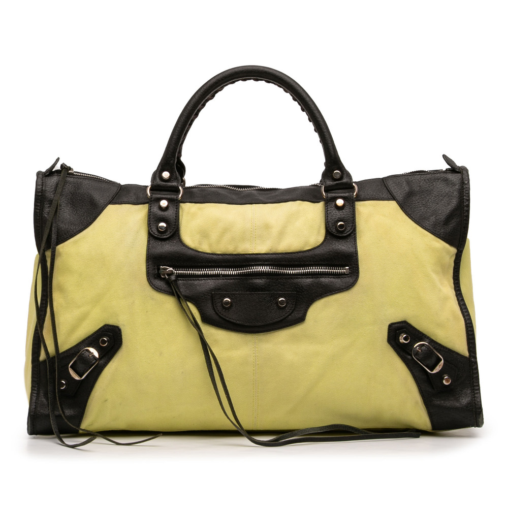 Pre-Loved Balenciaga Canvas Motocross Classic Work Handbag - Picture 1 of 7